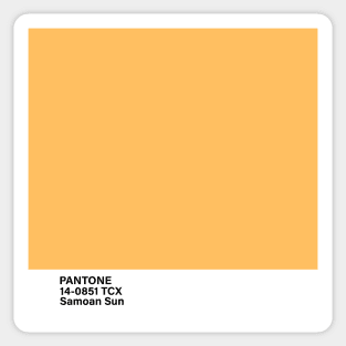 PANTONE 14-0851 TCX Samoan Sun, yellow Sticker